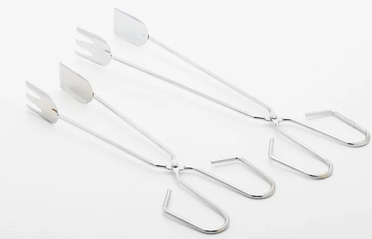 New Products Creative Design Thick Camping Grilling Metal Kitchen Tongs