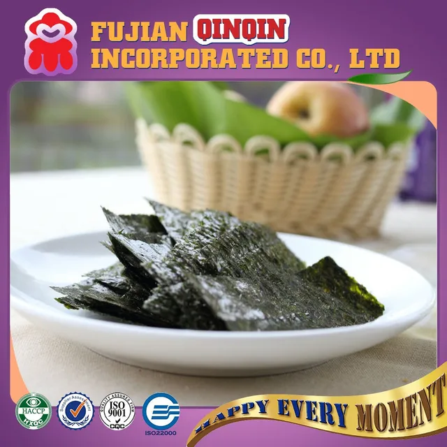 barbecue organic crispy roasted seaweed snack