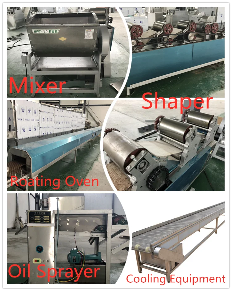 Automatic Crisp Tough Biscuit Cookie Production Line Making Machine