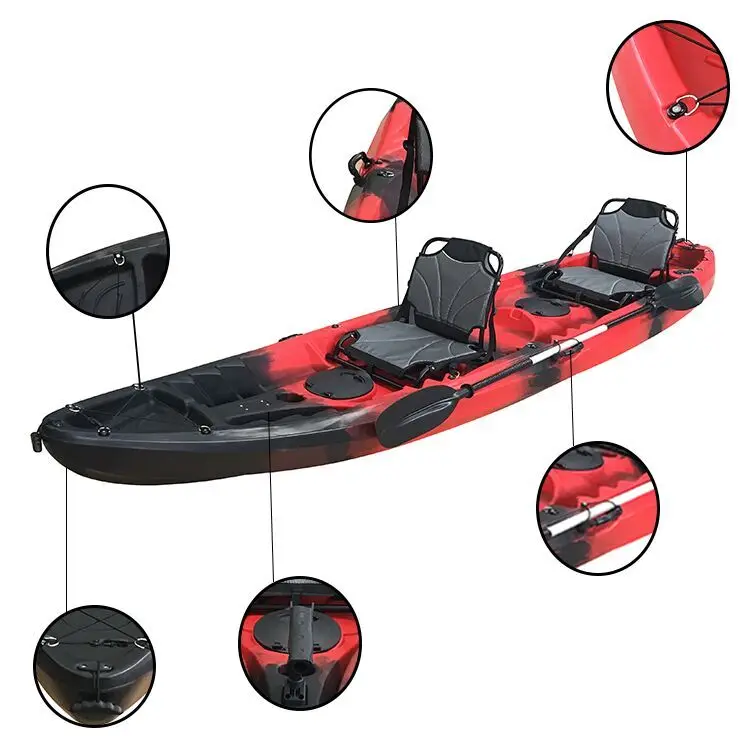 Plastic Boat Canoe Kayak 12ft Tandem Sit On Top Fishing Kayak Buy Canoe,Plastic Boat,Fishing