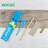 Disposable unique flatware set packed in individual pouch, bag of 100sets