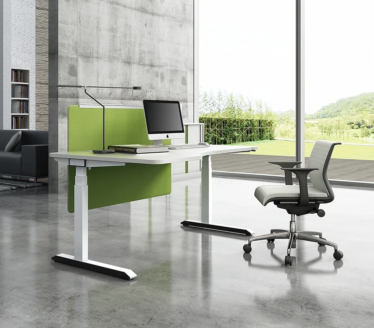 2018 High Tech Adjustable Luxury Modern Design Executive Office Desk For Commercial Furniture