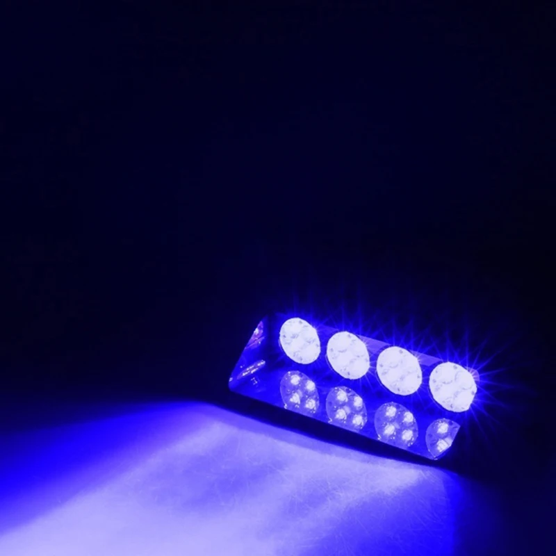 48W 16Led flashing warning light red and blue alternate flashing warning light