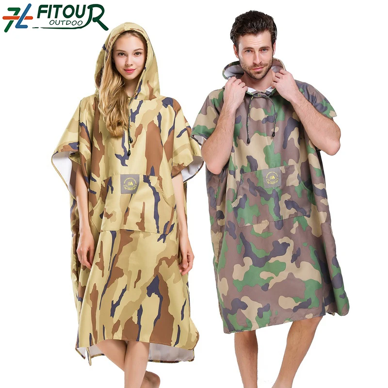 New Summer Beach Preferred Cold Antiultraviolet Microfiber Shower Robe