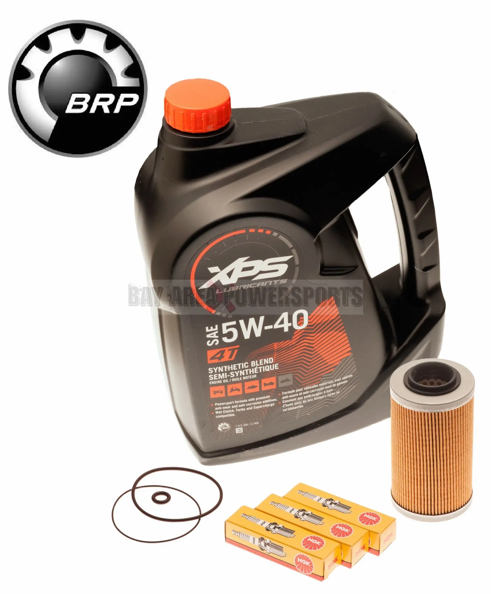 Sea Doo Oil Change Kit W/ Filter O Rings & Spark Plugs 4-Tec GTI GTX RXP RXT GTR