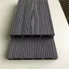 wood plastic composite decking with dark grey