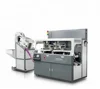 SH107 High Precision 2 Colors Screen Printing+1 Color Stamping Auto wine bottle cap printer
