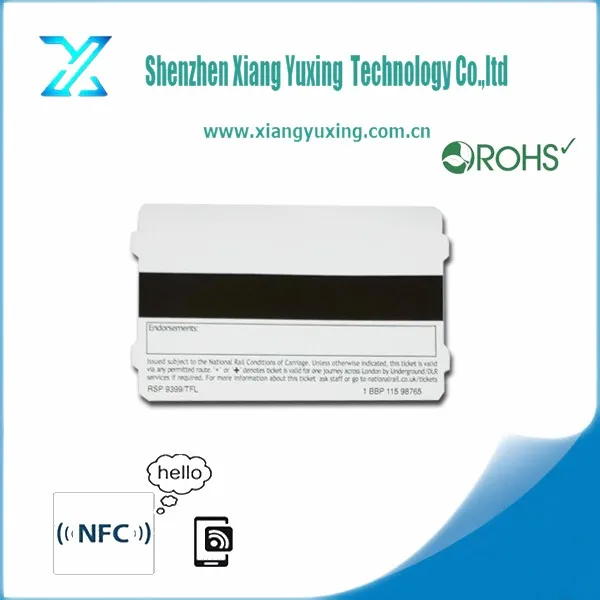 Custom Printable Master Card Blank Pvc Paper Magnetic Strip Rfid Nfc ...