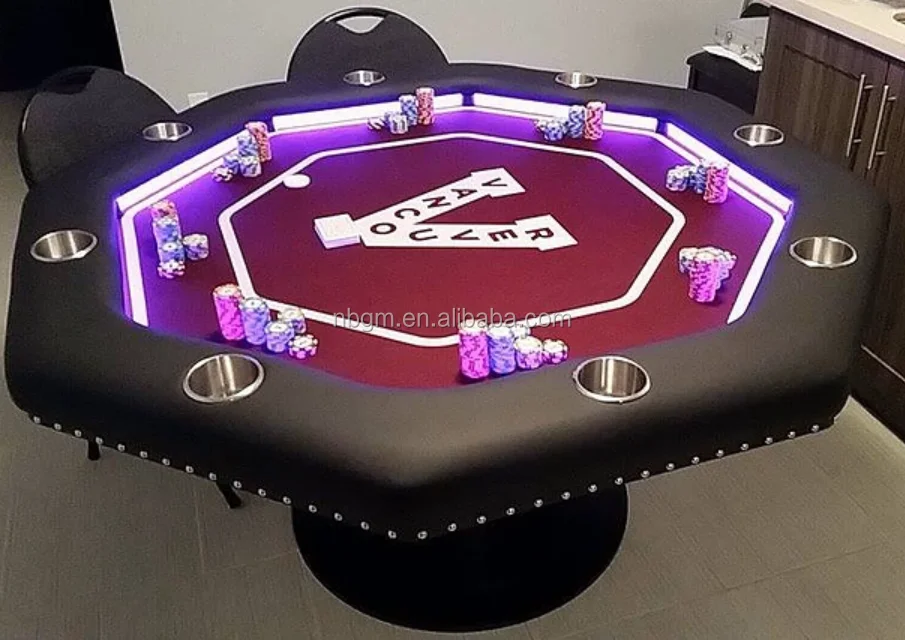 60 Octagon Poker Table