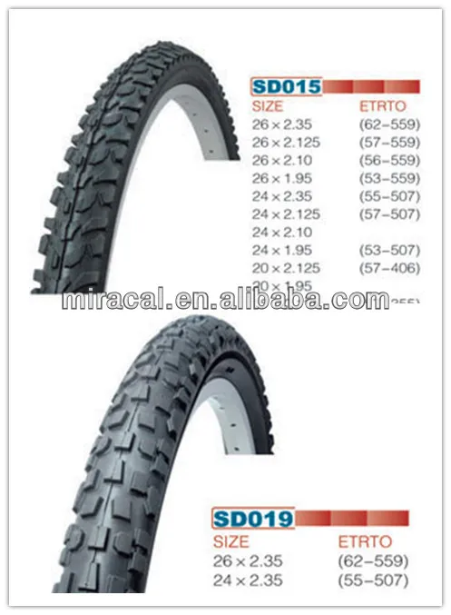 20 x 2.25 bike tire tube