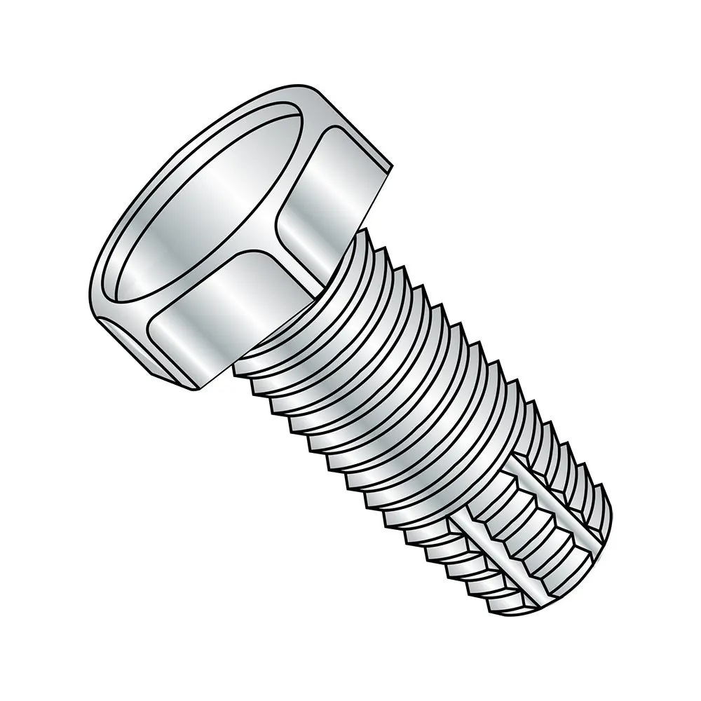 Zinc Plated Finish Star Drive Type F Steel Thread Cutting Screw Pan Head 5//8 Length #6-32 Thread Size Pack of 100
