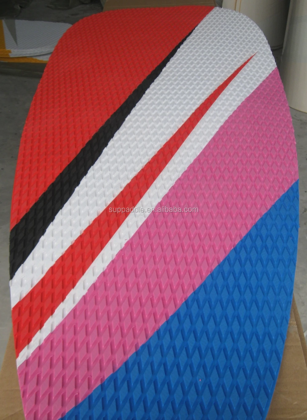 4pcs Surfboard Traction Pads EVA Surfing Skimboard Deck Traction Pads Anti Slip Front Tail Pad For Surfboards Kiteboard