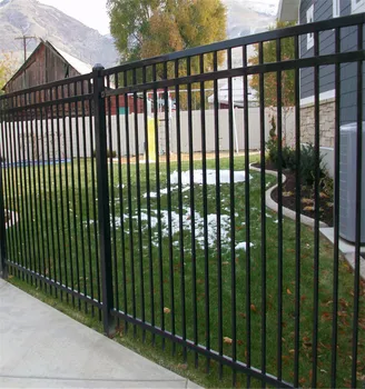 Iron Fences Prefabricated/cheap Wrought Iron Fence Panels For Sale ...
