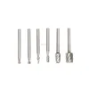 6pcs 1/8 Mini Drill Bit Set Cutting Tools Rotary Tool For Woodworking Knife Wood Carving CNC Engraving Tools Kit Accessories