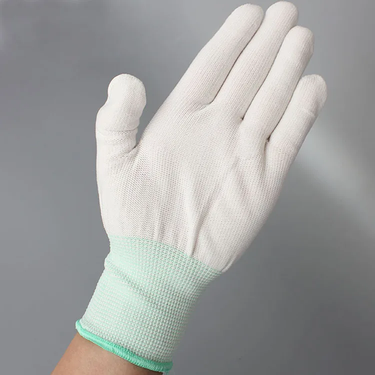 High Quality Dust Free Polyester Gloves For Cleanroom,Esd Palm Fit