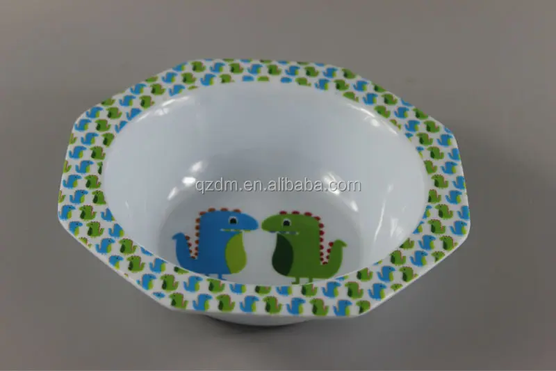 Irregular Melamine Dinner Bowl For Children