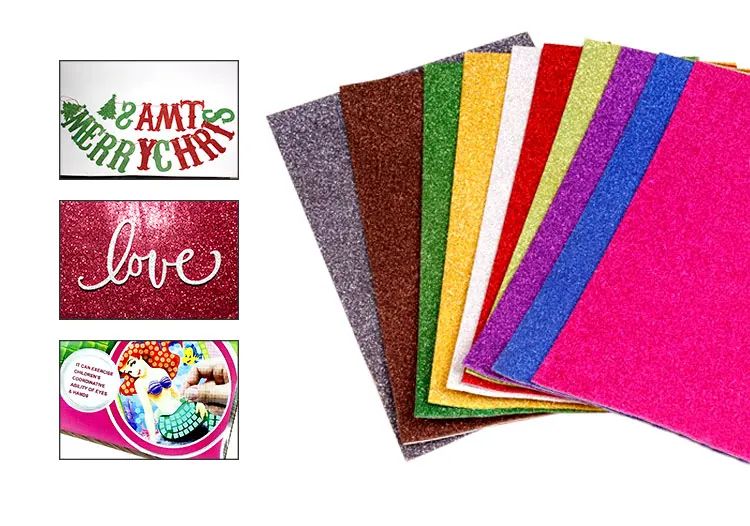 Diy Foam Adhesive Cardstock Glitter Foam Sticker For Greeting Card