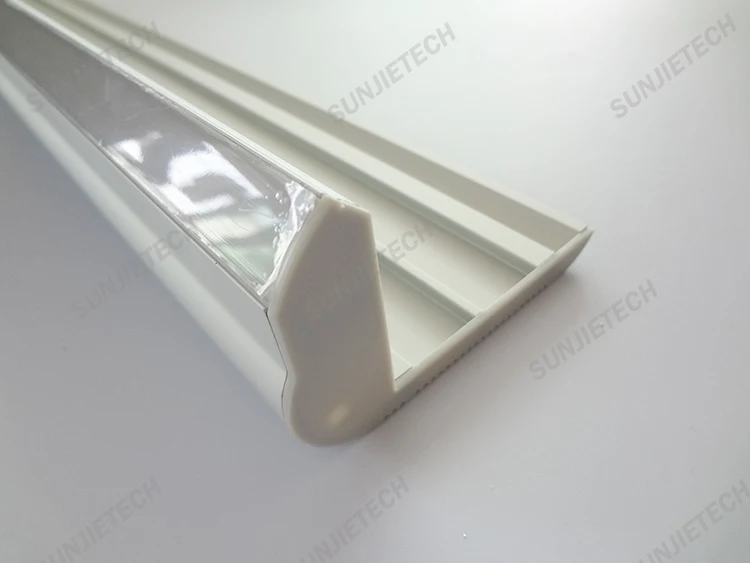 Led de perfil de aluminio para la tira de led de luz de la ... Molduras de aluminio para muebles