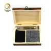 Amazon Hot Selling Granite Chilling Rocks Equipped Whiskey Stones With Clips
