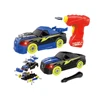 Take Apart Racing Car with Lights and Sounds, STEM Toys Assembly Car Toys with Drill Tool, Gifts for Kids Aged 3+