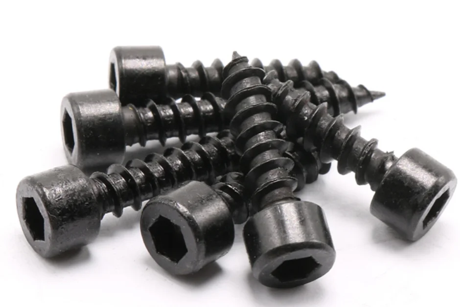 8.8 Grade Black Hexagon Socket Cap Head Wood Self Tapping Screws Buy