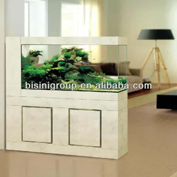 Bisini Modern Style Luxury Aquarium Fish Tank Cabinet Marble