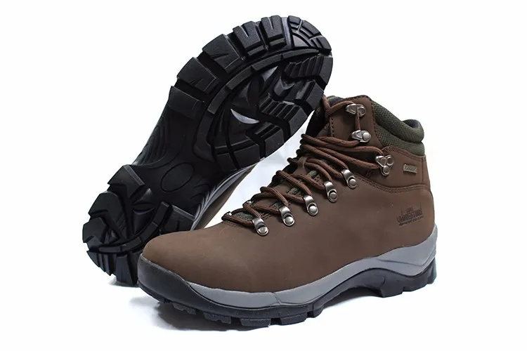 Brown Nubuck Waterproof Good Reinforcement Men's Traveling Camping ...