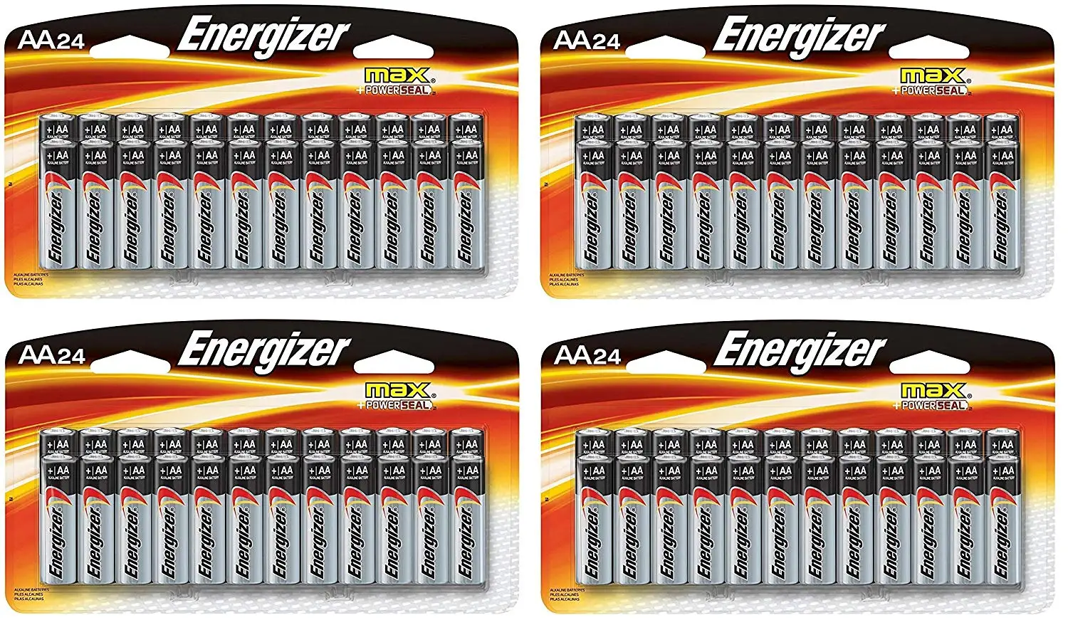2023 or Later Bulk Packaging 24x AAA Energizer Max Alkaline E91//E92 Batteries Made in USA Exp Combo 24x AA