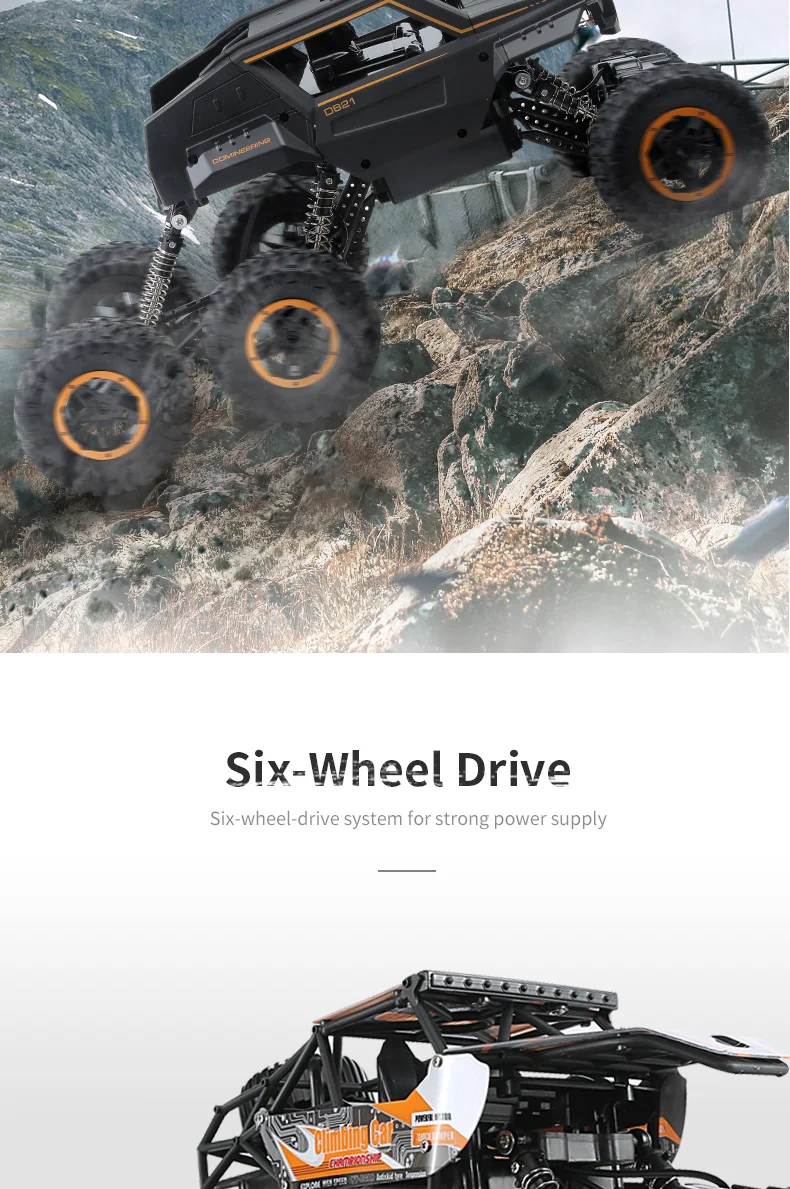 New Arrival JJRC MAX Q51 Off-road RC Car Q51A/Q51B /Q51C/Q51D 1: 12 6WD Drive Remote Control Truck High and Low Speed