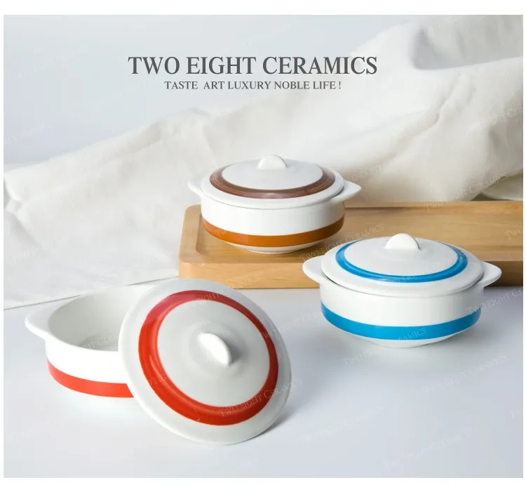 Two Eight ceramic bowl microwave Suppliers for home-6
