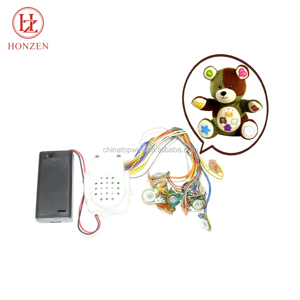 Amazon Hot Sell Recordable Music Pull Cord String White Voice Box For