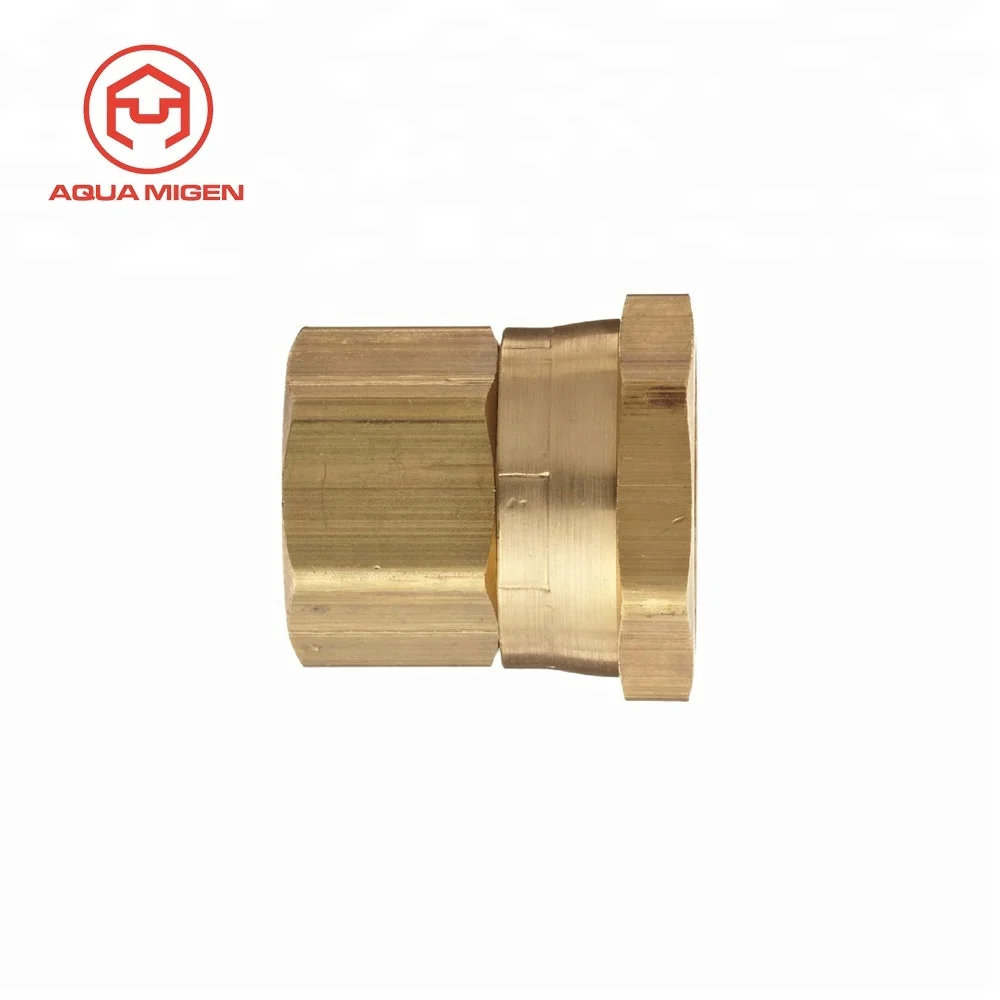 3/4" Ght Female X 1/2" Nptf Female Brass Swivel Adapter Buy Swivel