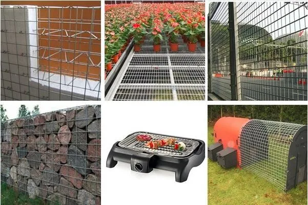 Low price 6 gauge welded wire mesh fence 4x4 green pvc coated welded wire mesh 1