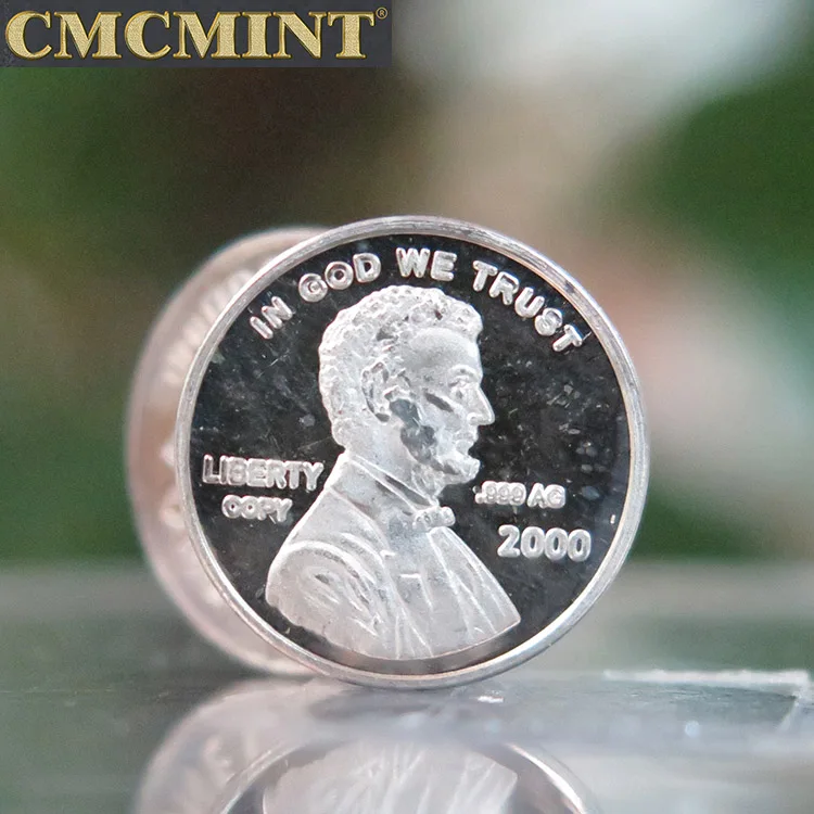 2019-P Lincoln Shield Penny 1Cent Coin from US Mint Set. Uncirculated BU