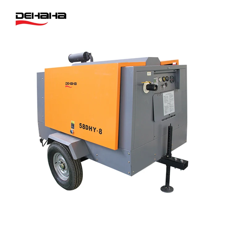 7bar 22 Bar Portable Diesel Engine Driven Air Compressor 427 M3/min