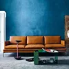Modern leather sofa furniture royal sofa set double sided sofa