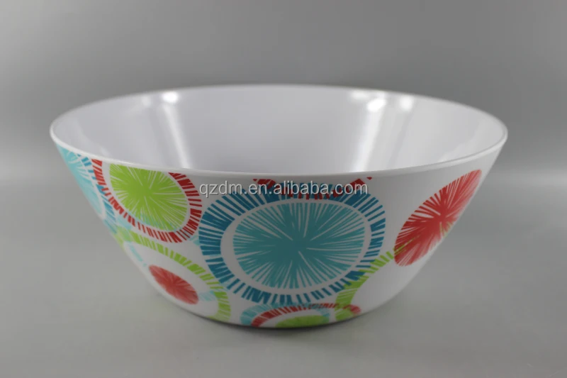 11 inch Melamine Big Bowl Plastic mixing Bowl Custom-made Logo
