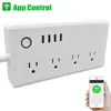 Chicoyo 120V 240V multi socket surge protector wifi power strip with USB port