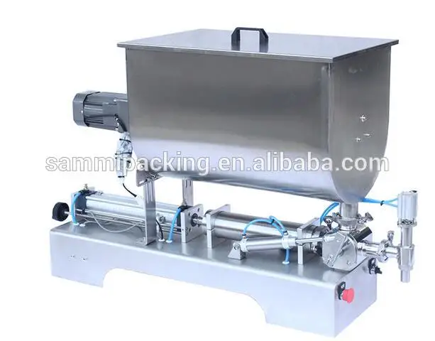 Full Stainless Steel U Type Hopper Filling Machine Special For Jam Or ...