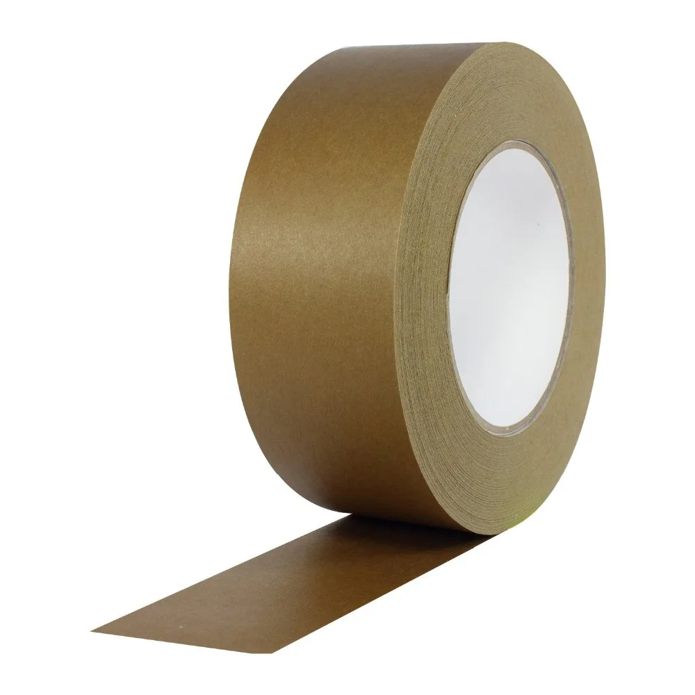 Dark Brown Kraft Paper Gummed Tape - Buy Kraft Paper Gummed Tape,Self