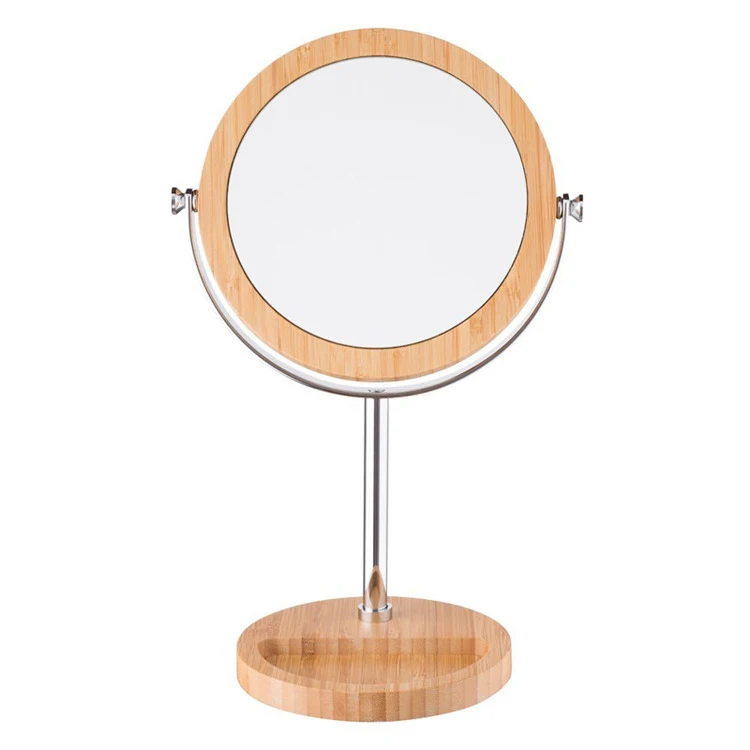 Fashion Wooden Frame Make Up Mirror Desktop Vanity Mirror For Sale
