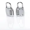 AJF High quality metal chrome plated shiny security code lock for gyms or lockers
