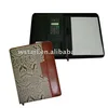 A4 black magnetic writing case portfolio portable office pack