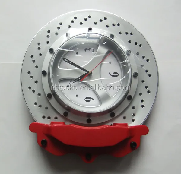 Высокое качество Необычные колеса автомобиля ступицы форма металлические настенные часы
