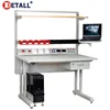 adjustable mobile repair work table with ESD powder coating