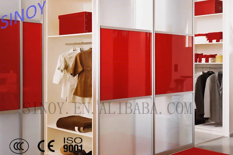 Colored Back Painted Glass For Glass Wardrobe Door Vidrio De