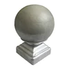 Factory direct square base iron ball cap for stairs, iron bed top, windows, fence