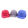 100% Cotton 4 Panel White Dots Printing Fashion Cap with Elastic Back and Bowknot