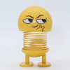 Emoji Shaking Head Doll Car Dashboard Ornaments Springs Dancing Toy Funny Toys On The Table