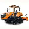 Multifunctional small crawler tractor china 50hp 60hp 70hp mini crawler tractor with lawn mower for paddy field in Malaysia